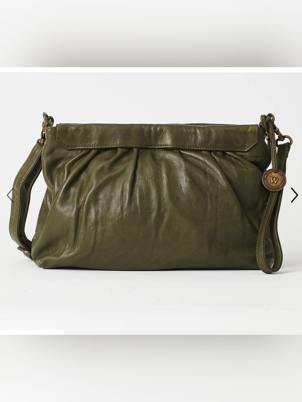 Alissa Crossbody Bag — Olive Green